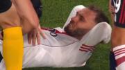 Alarma en River: Germán Pezzella se lesionó y abandonó el campo entre lágrimas