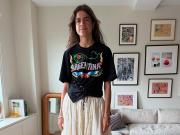 La remera con un ícono argentino que mostró una famosa influencer neoyorquina y levantó polémica