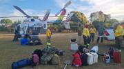 Gobierno moviliza 64 bomberos forestales para combatir incendio en el Parque Noel Kempff Mercado