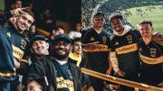 Los All Blacks fueron a La Bombonera a ver el clásico entre Boca y Racing