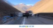 Impactante choque en una peligrosa curva de la Ruta Nacional 7 en Mendoza