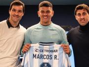 Marcos Rojo tuvo su primer entrenamiento en Racing: sonrisa descontracturada y un detalle oculto en su presentación oficial