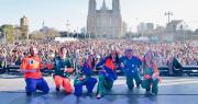 Todo el color del multitudinario festejo por el Día del Niño en Plaza Moreno