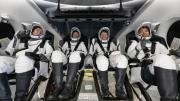 Cuatro astronautas regresan a la Tierra con SpaceX tras cinco meses en el espacio
