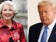 La actriz Emma Thompson reveló que Donald Trump la invitó a salir el mismo día que se divorció