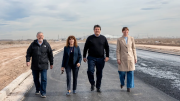 Inició la obra de pavimentación de una arteria estratégica que conectará la ciudad con Autovía Norte