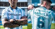 Racing presentó a Marcos Rojo: de la frase picante de Costas a la camiseta sin apellido
