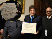Javier Milei recibió el premio Economista del Año 2025