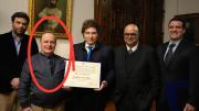 Javier Milei recibió un premio de un economista inhabilitado por fraude en Brasil