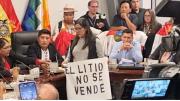 EN MEDIO DE INCIDENTES, COMISIÓN DECLARA CUARTO INTERMEDIO EN SESIÓN DONDE SE TRATABA CONTRATO DE LITIO