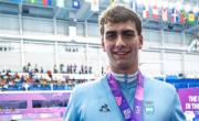 Ulises Cazau ganó la plateada, en Natación