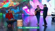 Es salteño, no tiene brazos, toca el violín y el bombo con sus pies, y conmovió a Guido Kaczka en “Buenas noches familia”