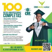 LA CRE OTORGA 100 BECAS UNIVERSITARIAS COMPLETAS