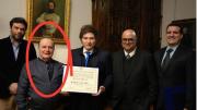 Javier Milei recibió un premio de un economista inhabilitado por fraude en Brasil