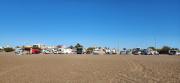 La hermosa playa de la Patagonia elegida por rodanteros de motorhomes, que se prepara para recibirlos