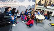 Los jardineritos de la escuela Joaquín Castellanos visitaron El Tribuno