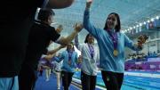Malena Santillán, oro en natación en los Panamericanos Junior