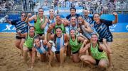 Histórico: la selección femenina de beach handball se colgó el oro en los Juegos Mundiales de China