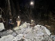 Hallan avioneta calcinada con 2 muertos en San Matías