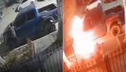 Incendio millonario en Río Negro: prenden fuego una camioneta a nombre de Marcos Rojo