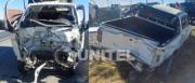 Cuatro heridos tras el choque de una camioneta y un camión en la ruta hacia Copacabana