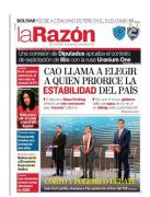 Portadas de los periódicos de Bolivia del miércoles 13 de agosto del 2025
