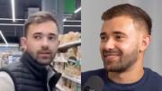 Influencer libertario que decía que “es de pobre ir al súper” fue filmado haciendo compras: “Me estás matando”