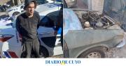 Intentó robar un radiador de auto y fue detenido por el hermano del dueño