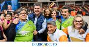 El gobernador Orrego y cientos de deportistas, participaron del lanzamiento de los Juegos Evita 2025