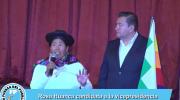 Jhonny Fernández presentó a Rosa Huanca como su acompañante de fórmula por Fuerza del Pueblo