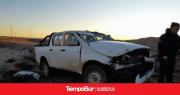 Dos hombres resultaron heridos producto de un vuelco