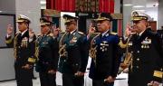 A tres días de las elecciones, el presidente Arce posesiona al nuevo Alto Mando Militar