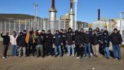 Masivo bloqueo de desocupados de UOCRA en Cañadón Seco