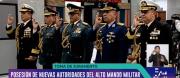 A tres días de las elecciones, Arce posesiona a nuevas autoridades del alto mando militar