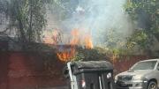 Incendio en Caballito: ardió un galpón abandonado donde vivía gente en situación de calle