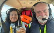 Matrimonio argentino de 60 años cruza el Atlántico en un avión monomotor de 1978