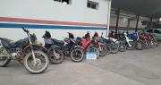 Secuestran 10 motos robadas en Sarmiento en un control vehicular