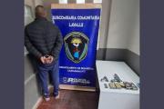 Apresan a violento y le secuestran dos pistolas y más de 130 proyectiles