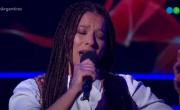 VIDEO..- Así la platense Milena Salamanca brilló en La Voz, venció a un tiktocker y emocionó a La Sole