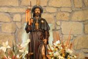 San Roque, el santo de los milagros y los perros hoy reúne a miles de fieles
