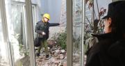 A un mes del incendio de Aloise, las fotos exclusivas de la casa sobre la que se derrumbó el depósito