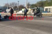 Susto y pánico por un choque múltiple de motocicletas en Ruta 9
