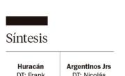 Sobre la hora, Huracán derrotó a Argentinos