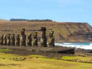 Los moáis de la Isla de Pascua podrían ser devorados por el mar en el 2080