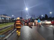 Impactante choque frente a la cancha de River: seis heridos y corte parcial de la avenida Cantilo