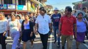 Con fuerte resguardo sindical, Evo Morales emitió su voto en el Chapare y acusa la gesta de un posible fraude