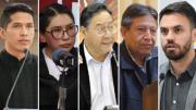 Los candidatos y líderes del