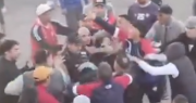 Otra vez incidentes en el fútbol sanjuanino, con la cancha de Peñarol como escenario