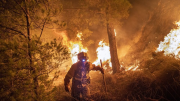 España refuerza con 500 soldados el combate contra los incendios mientras la ola de calor golpea el país