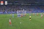 Video: el golazo de tiro libre de Julián Álvarez con el Atlético de Madrid frente al Espanyol